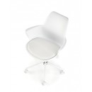Кресло компьютерное HALMAR GASLY белый